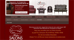 Desktop Screenshot of canape-fauteuil.com